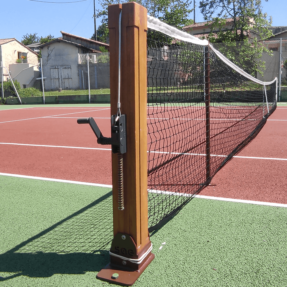 Treuil aluminium pour poteaux de filet – Image 2